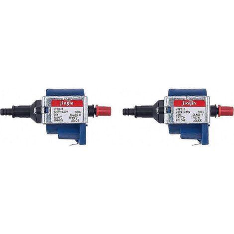 Deux pompes à eau électromagnétiques JYPC-3, pompes électromagnétiques haute pression 25W 220V, compatibles avec les nettoyeurs vapeur. (1/5)