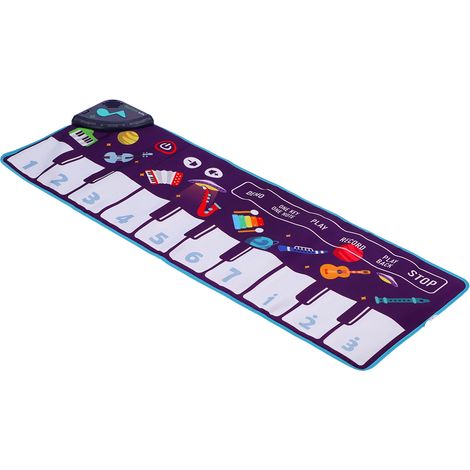 Tapis de piano de sol pour enfants avec chansons intégrées, grand instrument de musique, jouet éducatif CP4972 (1/5)
