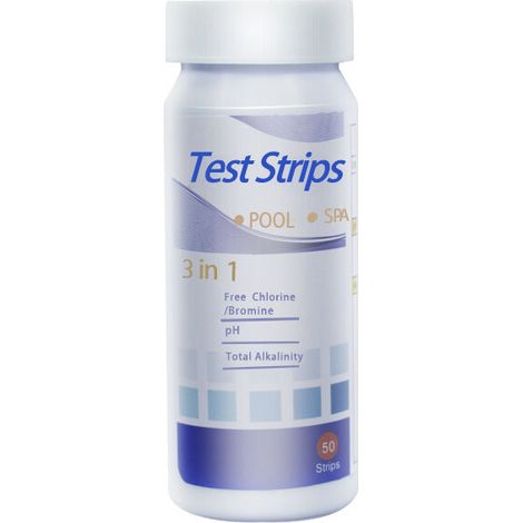 Bandelettes de test de dureté de l'eau - Kit de test rapide et facile avec 50 bandelettes à 0-425 ppm Test de dureté totale de calcium et de magnésium Idéal pour les adoucisseurs Lave-vaisselle Puits (1/5)