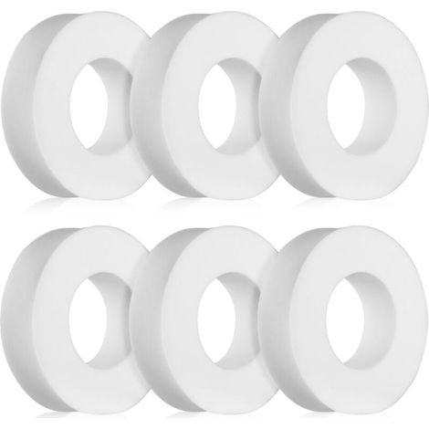 6pcs Anneau d'escalade pour Nettoyeur de Piscine Compatible avec Dolphin Maytronics Le Robot Nettoyeur de Piscine, Blanc Anneaux Roues pour Dolphin M200 M400 M500 Nautilus/CC Plus DX3/DX (1/5)