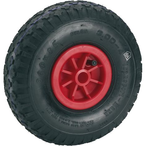 dörner + helmer 740309R Roue à bandage pneumatique Diamètre de la roue: 260 mm Capacité de charge (max.): 150 kg 1 pc(s (1/2)
