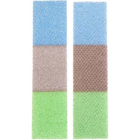 Set di 2 filtri per unità interne di condizionatori d'aria, compatibili con flusso d'aria orizzontale frontale e verticale, in cotone tipo C. (1/5)
