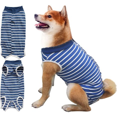 Ensemble de réhabilitation pour chien, ensemble de réhabilitation chirurgicale pour chien et chat après la chirurgie, chemise de réhabilitation pour chiot (1/5)