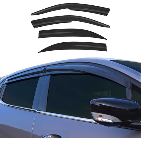 Déflecteurs De Vent Pluie d'air Compatible avec Honda Civic Berline 2002-2006 Acryl 4 Pcs (1/5)