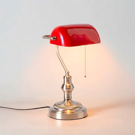 Lampada da tavolo vintage "BANQUERO" - E27