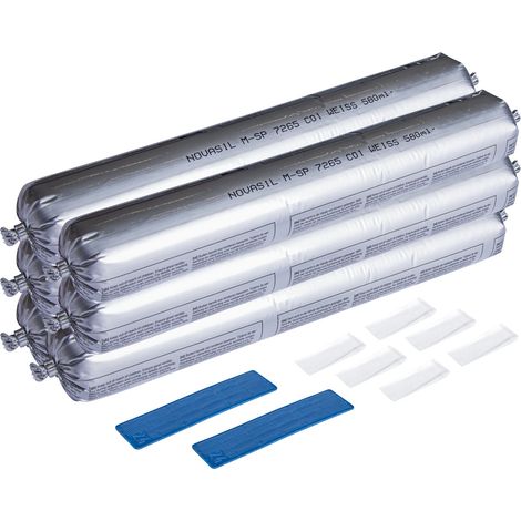 Schulte DecoDesign Flächenverklebung, Spezialkleber für Wandverkleidungen, 6 x Folienbeutel