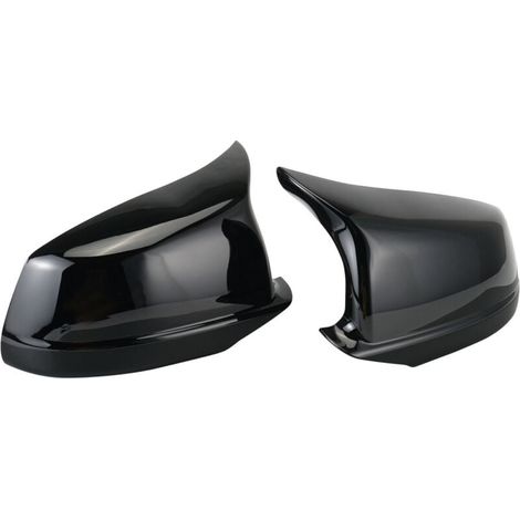 Tapa de espejo lateral para BMW F10 F11, color negro brillante, Serie 5 pre-restyling 2010-13. (1/5)