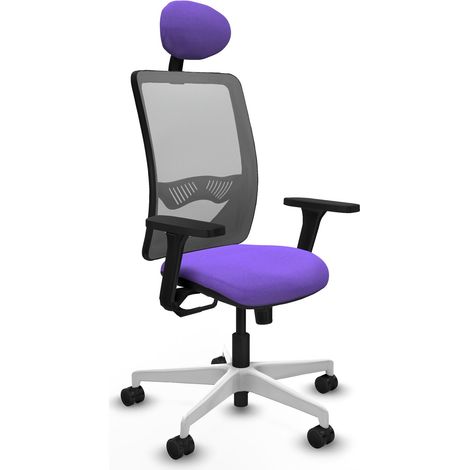 Chaise de bureau piqueras y crespo Zulema gris mousse 50 mm (1/2)