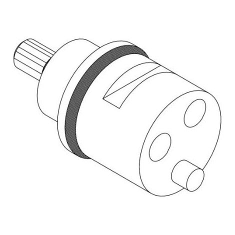 Cartuccia di ricambio deviatrice doppia uscita 2542 Fromac