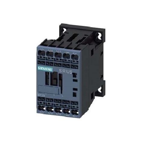 Contattore di potenza 3P S00 AC-3 7,5 kW / 400 V 1 NO 24 V CC con connessione a molla 3RT2018-2BB41