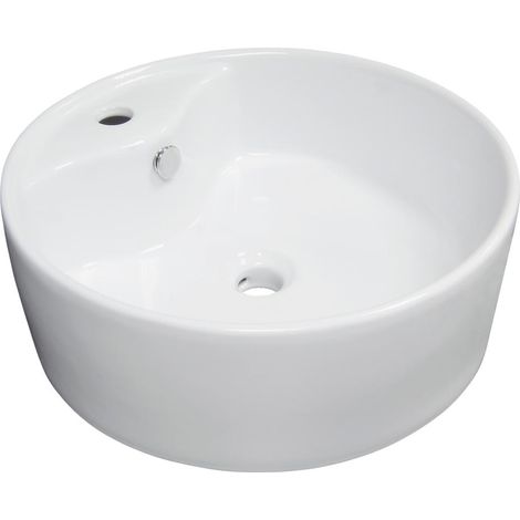 TOMAR Aufsatzwaschtisch 45cm weiss