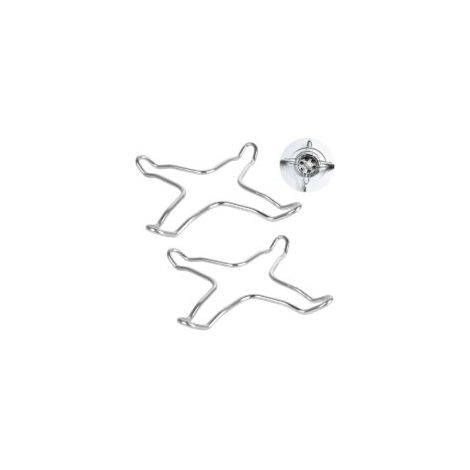 Set mit 2 Edelstahl-Gasbrennerreduzierern für Gaskochfelder, Kochplatten, Topfuntersetzer, Wok-Aufsätze und Gaspfannen - Crezuo (1/3)