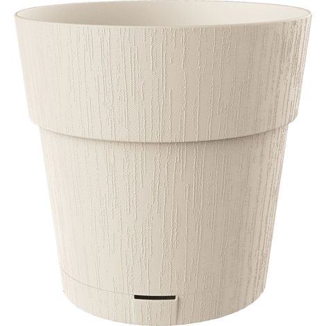 Pot de fleurs auto-arrosant STEFANPLAST Ethica 2 L Blanc 40x39 cm