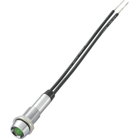 Sedeco 726640 Spia di segnalazione con lampadina Verde 1 pz.