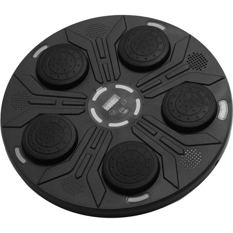 Machine de boxe musicale intelligente avec cible murale et entraînement rythmique pour enfants et adultes, idéale pour la remise en forme à domicile. (1/5)