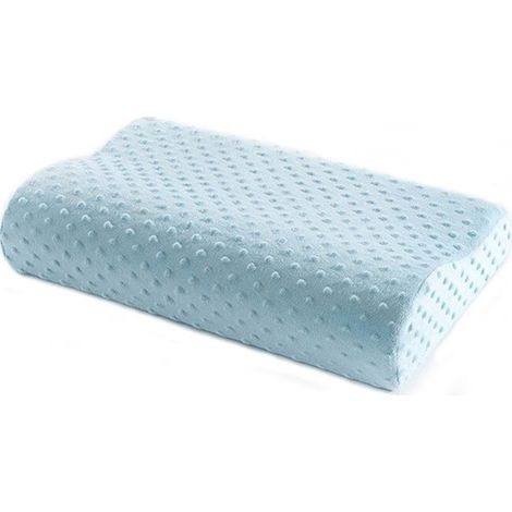 Oreiller en mousse à mémoire de forme et fibres de bambou, oreiller sain et respirant, oreiller correcteur pour soulager la fatigue cervicale (1/5)