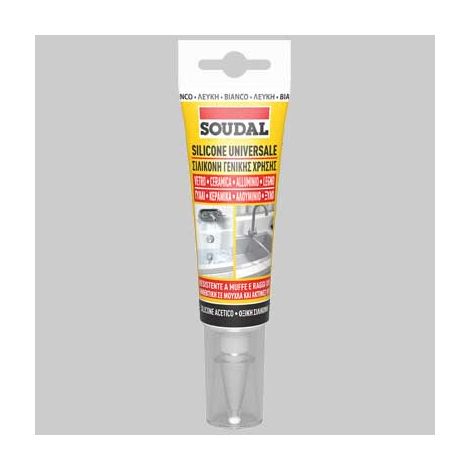 SILICONE UNIVERSALE ML 60 SOUDAL  Trasparente     SOUDAL