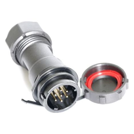 Connecteur circulaire RS PRO, Standard 7 contacts, Montage sur câble, raccordement A souder ( Prix pour 1 )