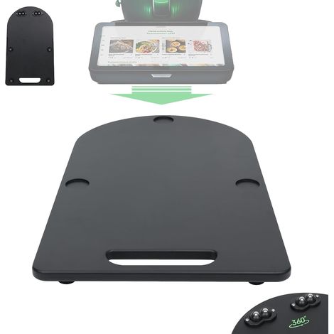 Planche Coulissante pour TM7, Bambou Bois Plateau/Slider, équipé de Glissières, Liberté de Mouvement à 360°, Protège la Balance, Accessoire Pratique pour TM7 (1/5)