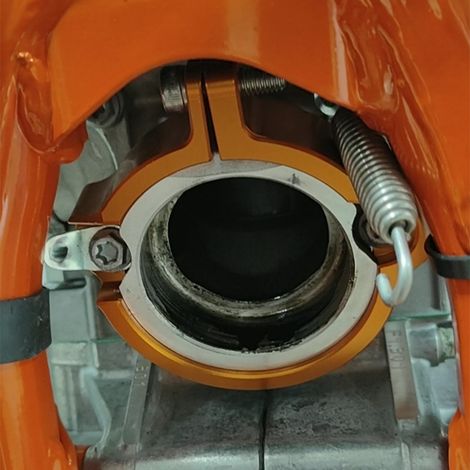 Aluminum alloy exhaust pipe reinforcement code for KTM 250 300 EXC XCW off-road motorcycles. (1/5)
