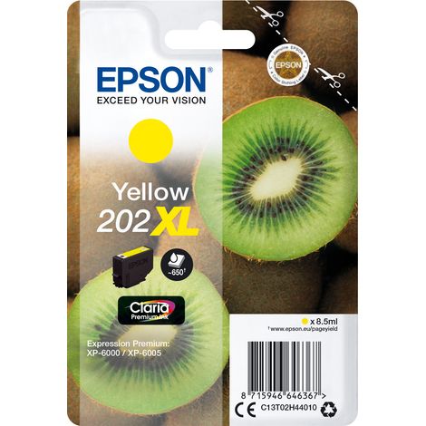 Epson 202XL - Cartouche haute capacité couleur Jaune pour imprimante jet d'encre (1/3)