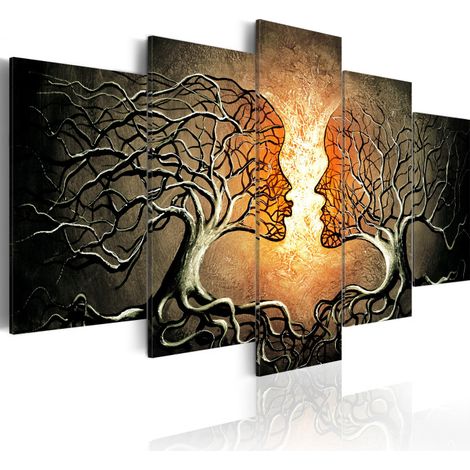 Tableau Imprimé "Love Entanglement" 50 x 100 cm (1/2)