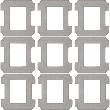 Lot de 9 chiffons de nettoyage lavables - Compatible robot lave-vitres Ecovacs Winbot W2 Omni, W1 Pro, W1 - Velunor (1/5)