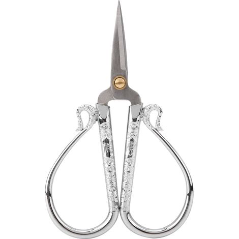 Vintage Stickschere aus Edelstahl für Kreuzstich und Nähen (Silber) (1/5)