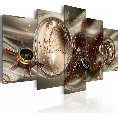 Tableau boussole d'or - 200 x 100 cm (1/4)