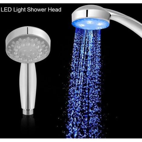 Pommeau de douche lumineux LED - 3 couleurs