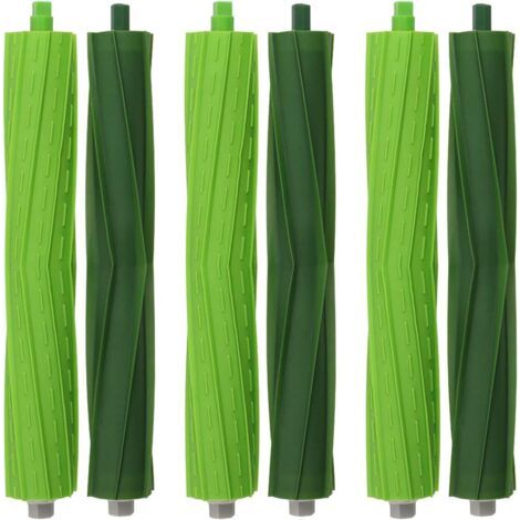 Lot de 3 rouleaux extracteurs compatible avec Roomba E5 / i7. Kit d'accessoires de rechange pour brosse centrale Extracteur E5 E6 i7 i7+. Pièces de rechange comprenant 3 paquets en tout.