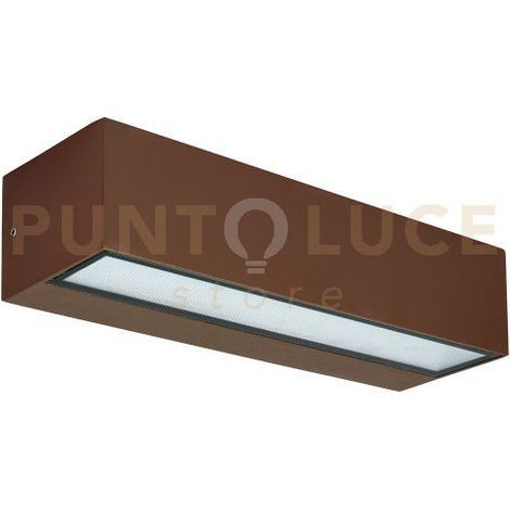 GES2245 APPLIQUE MEDIO BIEMISSIONE LED CCT 300-4000-5000K 1370-1580-1590LM 6W MARRONE