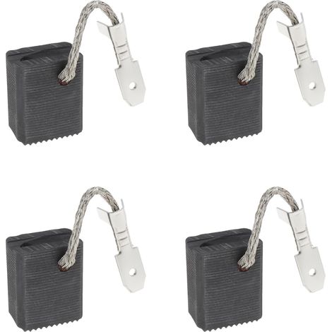 Lot de 2 paires de balais de charbon pour outils électriques avec arrêt automatique RC-322 8 x 12,5 x 15 mm Compatible avec WE 15-125 Quick (1/5)