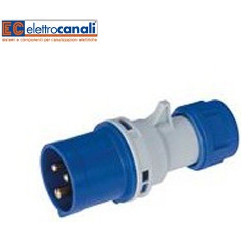 Spina diritta CEE 2P+T.32A IP44