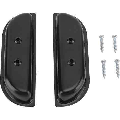 Porte-gobelets avec Accoudoir, Métal Noir, Installation Facile, Gardez Votre Camion organisé, Rangement Pratique. (1/5)