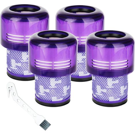 Lot de 3 Filtre, Lavable Plastique Violet, Compatible Dyson V11 V15 SV14, Pour Aspirateur Maison (1/5)