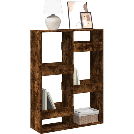 Bücherregal Räuchereiche 100x33x135 cm Holzwerkstoff