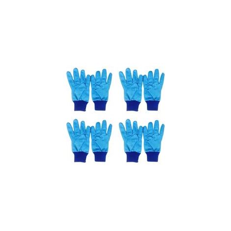 4 paires de gants de jardin avec picots en PVC pour nettoyer le jardin, désherber, planter, arroser (Style 9) (1/5)