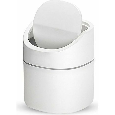 Piccolo cestino da tavolo, mini cestino da scrivania per cucina, cestino da ufficio, utilizzato in soggiorno, camera da letto e ufficio, cestino di plastica per interniPiccolo cestino da tavolo, mini 