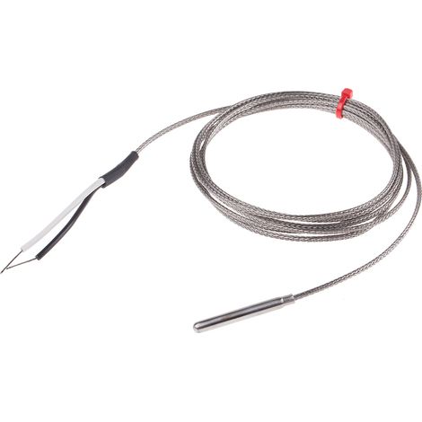 Thermocouple type J Ø 4.76mm, L 40mm, +350°C max à Câble ( Prix pour 1 ) (1/2)