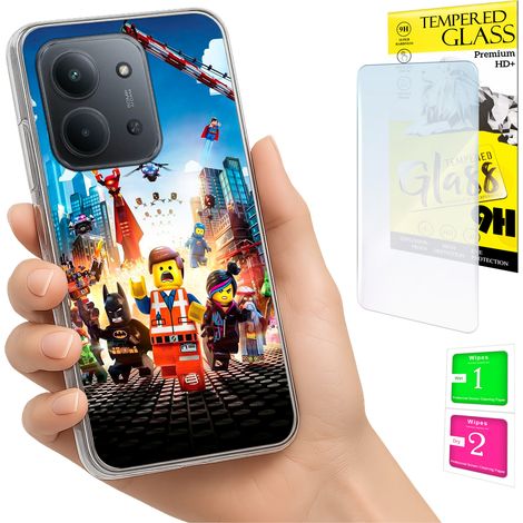 Funda para Xiaomi Redmi 15C 4G de 171 mm con foto y cubierta trasera de cristal 9H. (1/5)