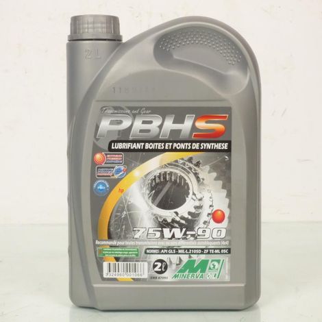 [JAMAIS UTILISE] Huile 75W90 Minerva Oil pour boite de vitesse et pont de (1/2)
