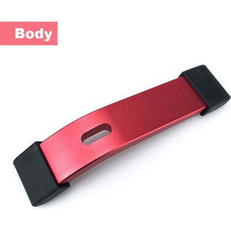 Kit d'Accessoires pour Rainure en T : Presses, Coulisseaux et Vis en T – Pour Établi Modulaire et Guidage (Corps de presse, Rouge) (1/5)