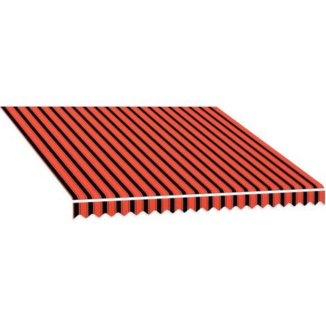 Remplacer la toile du store, orange et marron, 300 x 250 cm