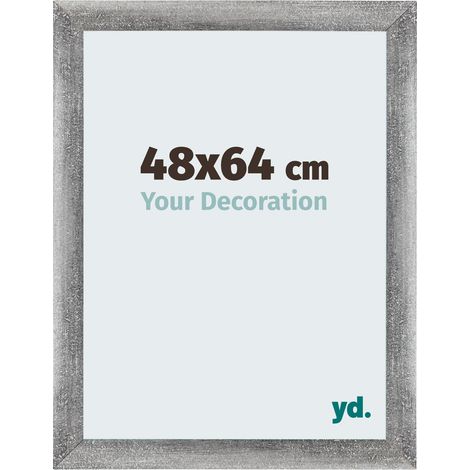 Cadre Puzzle 48x64 cm - Gris Patiné - MDF - Mura. (1/5)