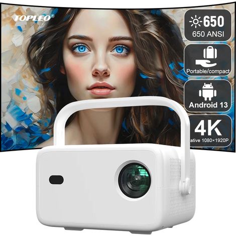 Projecteur 8K, Android 14 bits, usage domestique, haute luminosité (1/4)