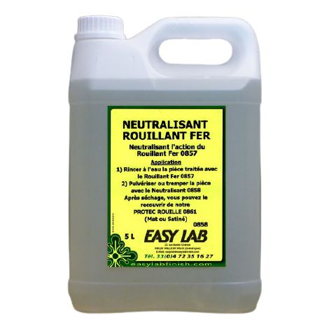 Neutralisant rouillant fer 5L - EASY LAB - 0858-5