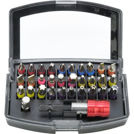 Irovami 32-teiliges Schraubendreher-Bit-Set, S2-Stahl – 1/4″ Schaft, Schnellwechsel-Bithalter, Phillips/Torx/Sechskant – Ideal für Heimwerker, Elektronik und Werkstätten (1/5)