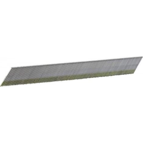 Pointes inclinées 15GA acier galvanisé 4000 pcs – Longueur 50 mm – Pour tresseuses et fixation – Compatible avec Makita AF633
