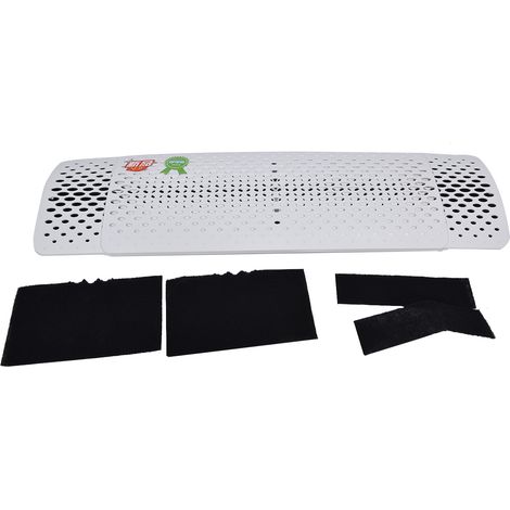 Déflecteur d'air à charbon actif purificateur réglable pour pare-brise de climatisation 74‑105cm (1/5)